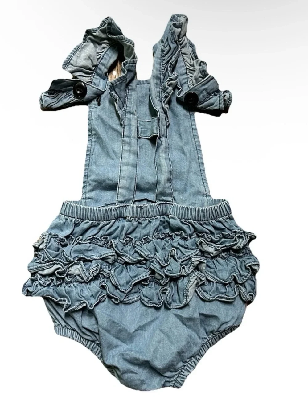 Ruffle Butts soft denim